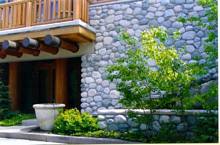 cobble stone wall project